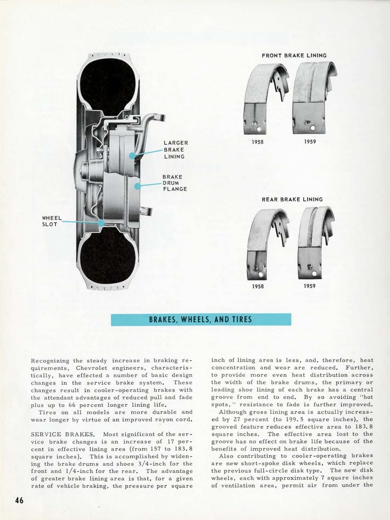 1959 Chevrolet Engineering Features Booklet Page 28